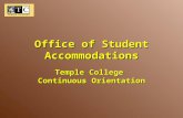Office of Student Accommodations