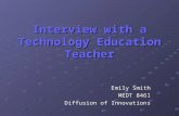 Interview with a Technology Education Teacher