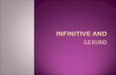 Infinitive and