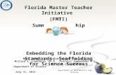 Florida Master Teacher Initiative  (FMTI) Summer Leadership Institute
