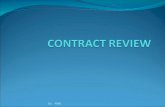CONTRACT REVIEW