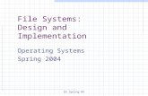 File Systems: Design and Implementation