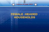 FEMALE  HEADED  HOUSEHOLDS