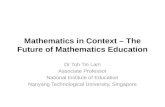 Mathematics in Context – The Future of Mathematics Education