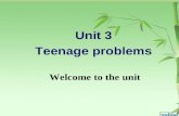 Unit 3 Teenage problems  Welcome to the unit