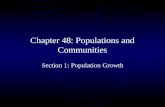 Chapter 48: Populations and Communities