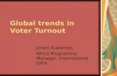 Global trends in Voter Turnout