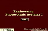 Engineering  Photovoltaic Systems I