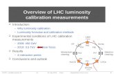 Overview of LHC luminosity calibration measurements