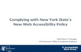 Complying with New York State’s New Web Accessibility Policy