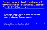 Interconnect Implications of Growth-Based Structural Models for VLSI Circuits*