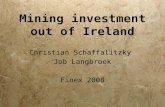 Mining investment out of Ireland