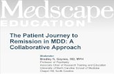 The Patient Journey to Remission in MDD: A Collaborative Approach