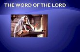 THE WORD of the LORD