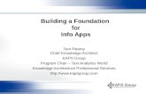 Building a Foundation  for Info Apps