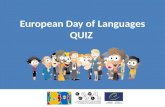 European Day  of Languages QUIZ