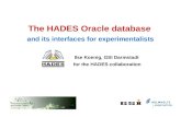 The HADES experiment @ GSI