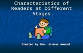 Characteristics of Readers at Different Stages
