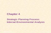 Chapter 4 Strategic Planning Process:  Internal Environmental Analysis