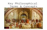 Key Philosophical  Terms & Concepts