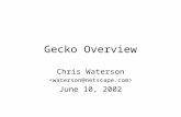 Gecko Overview