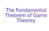 The Fundamental  Theorem of Game  Theorey