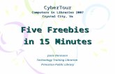 Five Freebies  in 15 Minutes