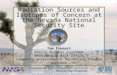 Radiation Sources and Isotopes of Concern at the Nevada National Security Site