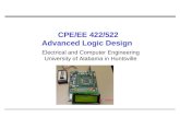 CPE/EE 422/522 Advanced Logic Design