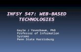 INFSY 547: WEB-Based     Technologies
