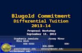 Blugold  Commitment Differential Tuition  2013-14
