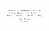 Trend in Remote Sensing Technology for Forest Measurement & Monitoring