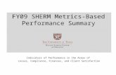 FY09 SHERM Metrics-Based Performance Summary