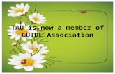 TAU is now listed in GUIDE Association to support Distance E