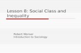Lesson 8: Social Class and Inequality
