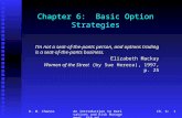 Chapter 6:  Basic Option Strategies