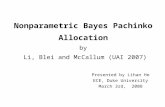 Nonparametric Bayes Pachinko Allocation by  Li, Blei and McCallum (UAI 2007)