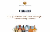 LLO platform roll-out through  sponsorship/events