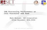 SAR Processing Performance on  Cell Processor and Xeon