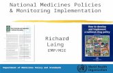 National Medicines Policies & Monitoring Implementation