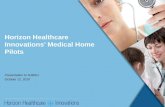 Horizon Healthcare Innovations’ Medical Home Pilots