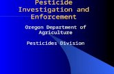 Pesticide Investigation and Enforcement