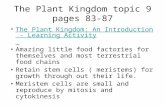The Plant Kingdom topic 9 pages 83-87