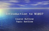 Introduction to N1037