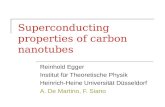 Superconducting properties of carbon nanotubes