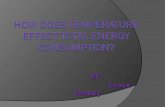 how does temperature effect total energy consumption?