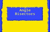 1.5 Segment & Angle Bisectors