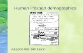 Human lifespan demographics