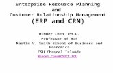 Enterprise Resource Planning  and  Customer Relationship Management (ERP and CRM)