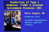 Prediction of Type 1 Diabetes (T1DM) & related Autoimmune Diseases (AD)